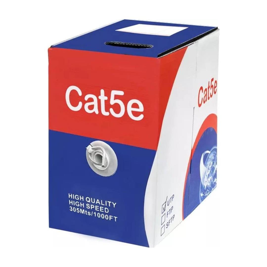 Cavo UTP Per Ufficio LAN CABLE CAT.5E 305M SOLID CCA GREY FLUKE PASSED Cat5e Lszh Cca - 4