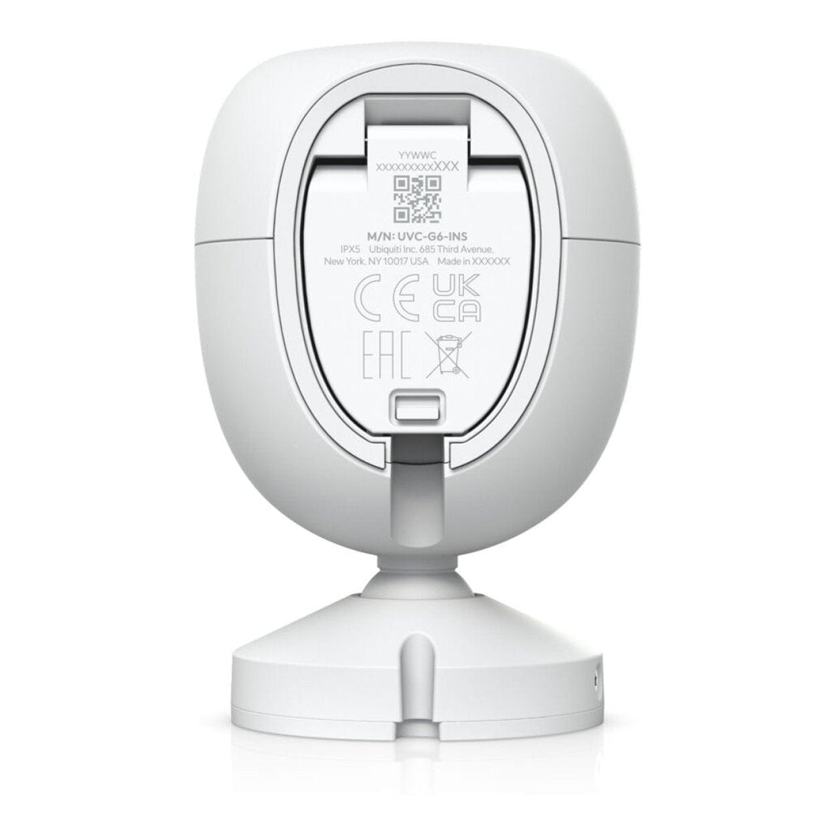 Ubiquiti UniFi 8MP Protect G6 Instant Wi-Fi 5 IP Camera White UVC-G6-INS-W
