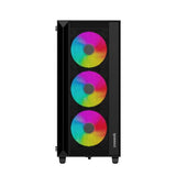 Raidmax V100TBS ATX ARGB Mid-Tower Gaming PC Case Black