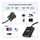 Unitek VGA to HDMI Adapter V1112ABK01