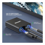 Unitek VGA to HDMI Adapter V1112ABK01