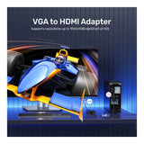 Unitek VGA to HDMI Adapter V1112ABK01