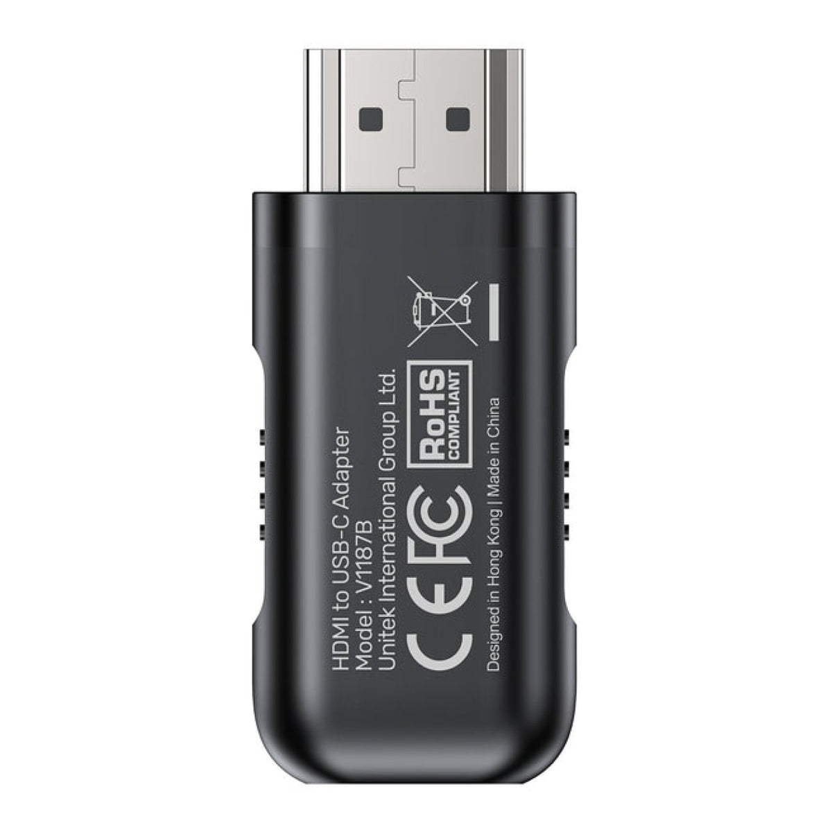 Unitek 4K 60Hz HDMI Male to USB-C Female Adapter Black V1187B