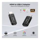 Unitek 4K 60Hz HDMI to USB-C Adapter Black V1187BBK01
