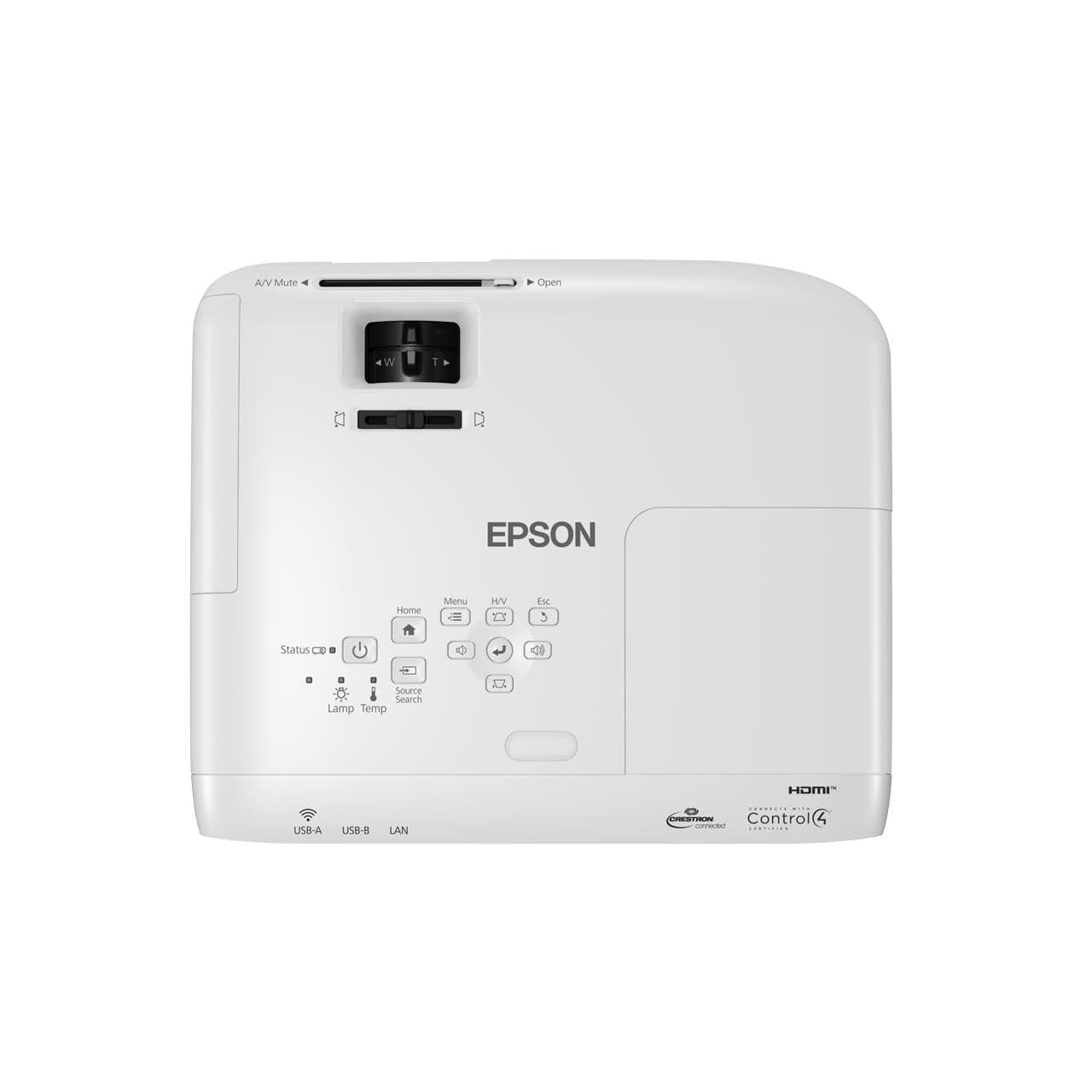 Epson EB-W49 WXGA 3800 ANSI Lumens Standard Throw Projector White
