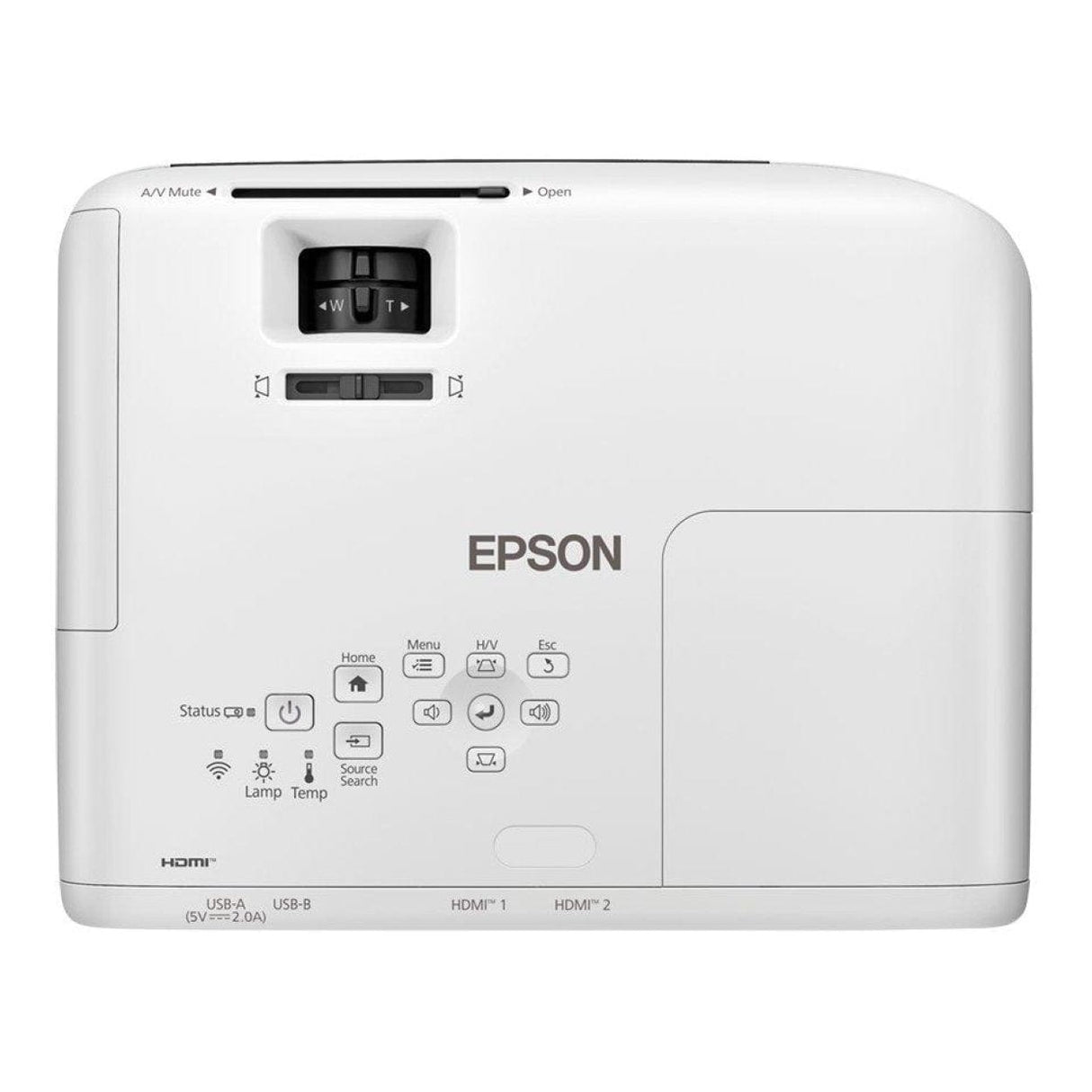 Epson EB-W55 WXGA 3LCD 4000 Lumens Wi-Fi Projector V11HB58042