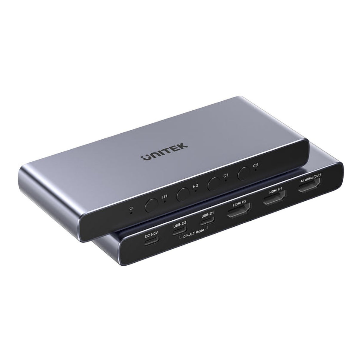 Unitek 4K 60Hz HDMI/USB-C 4-In 1-Out Switch V1313AGY01-US