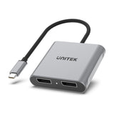 Unitek V1404A Type-C to Dual DisplayPort MST Adapter