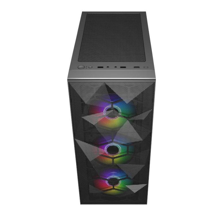 Raidmax V151TBS ATX Mid-Tower Gaming Chassis - Black