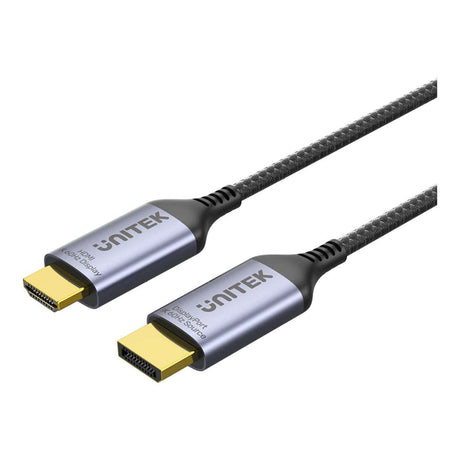 Unitek V1610A01 1.8m 8K DisplayPort 1.4 to HDMI 2.1 Cable