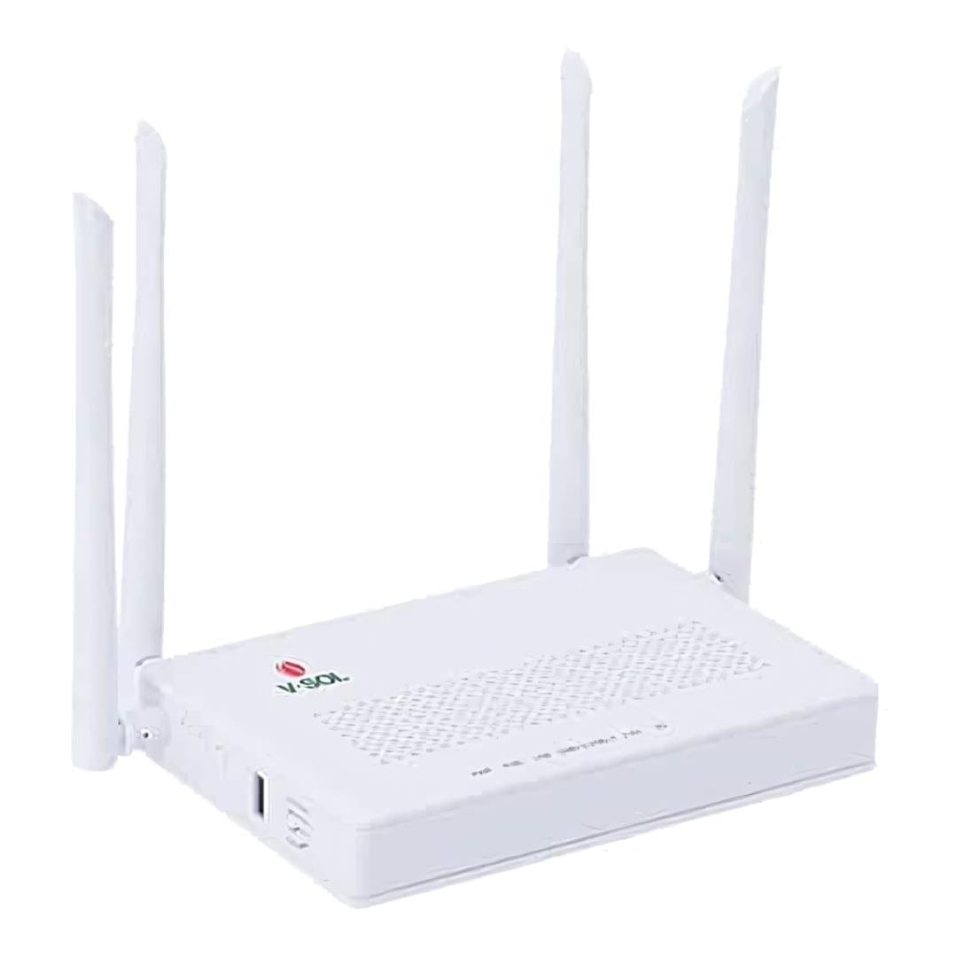 Wwz Router V-Sol Wi-Fi 5 xPON ONU/ONT with 4GE Wireless Router V2804AC-Z – FirstShop