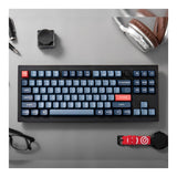 Keychron V3 Max QMK/VIA Wireless Custom Mechanical Keyboard Carbon Black V3M-D4