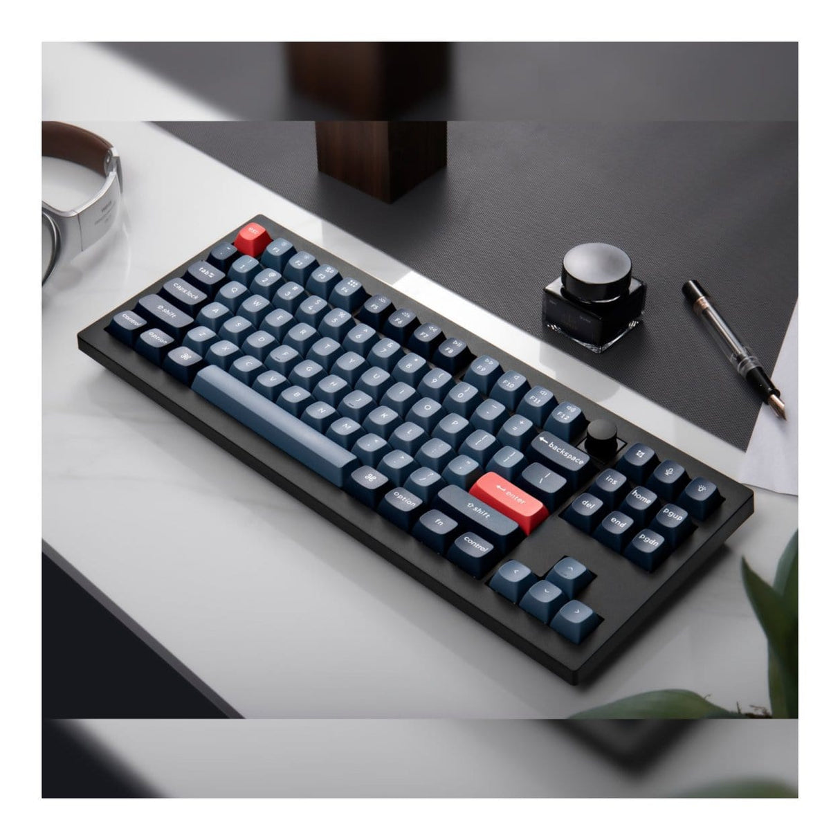 Keychron V3 Max QMK/VIA Wireless Custom Mechanical Keyboard Carbon Black V3M-D4