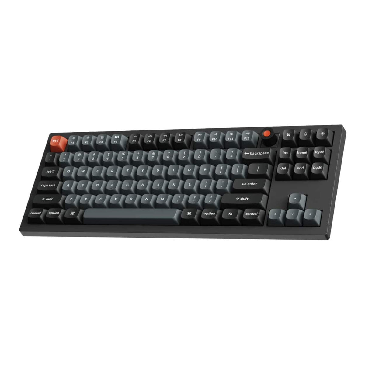 Keychron V3 Ultra 80 8K Red Switch RGB Wireless Mechanical Keyboard - Black V3U-D1