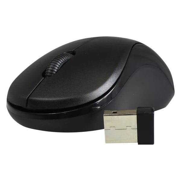 Volkano Mouse Vector Series Wireless Optical Mouse Black VB-VS-605-BLK