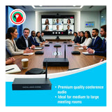 Parrot VC0006 Wireless Audio Conferencing System with 4 Microphones & Processor