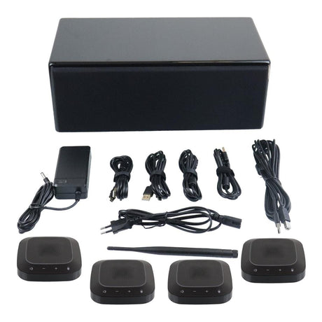 Parrot Wireless Audio Conferencing System with 4 Microphones, Processor and Loudspeaker VC0007