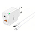 VIPLATINA VC12 1m 20W USB-C and QC 18W USB-A GaN Charger