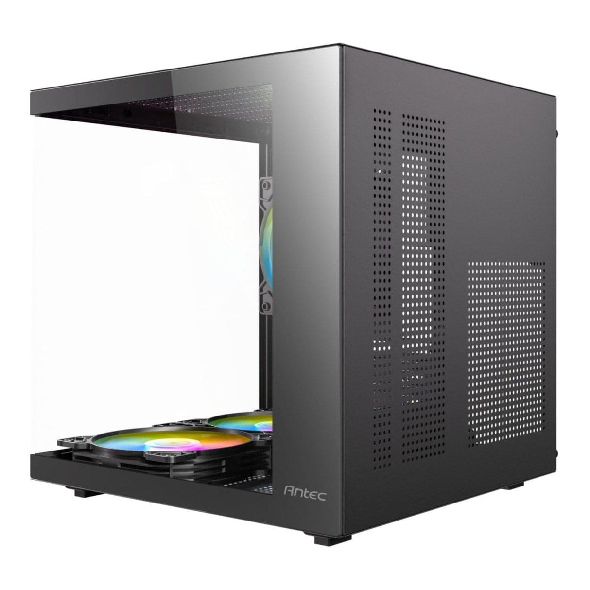 Antec VCX10M ARGB Micro-ATX Mini-Tower Black Gaming PC Case