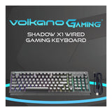 Volkano Shadow X1 RGB Wired Gaming Keyboard VG-207-BK