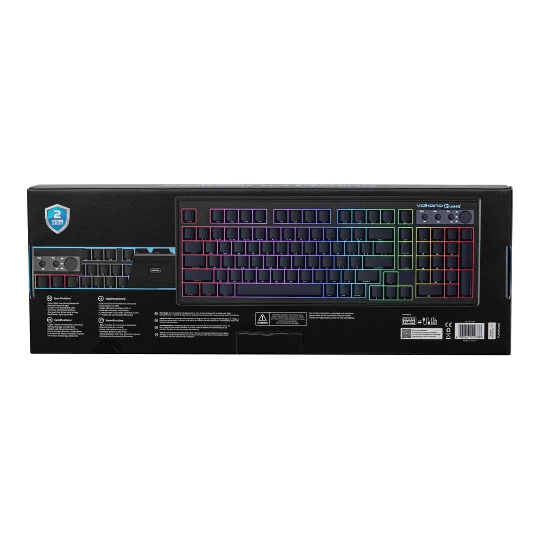Volkano Shadow X1 RGB Wired Gaming Keyboard VG-207-BK