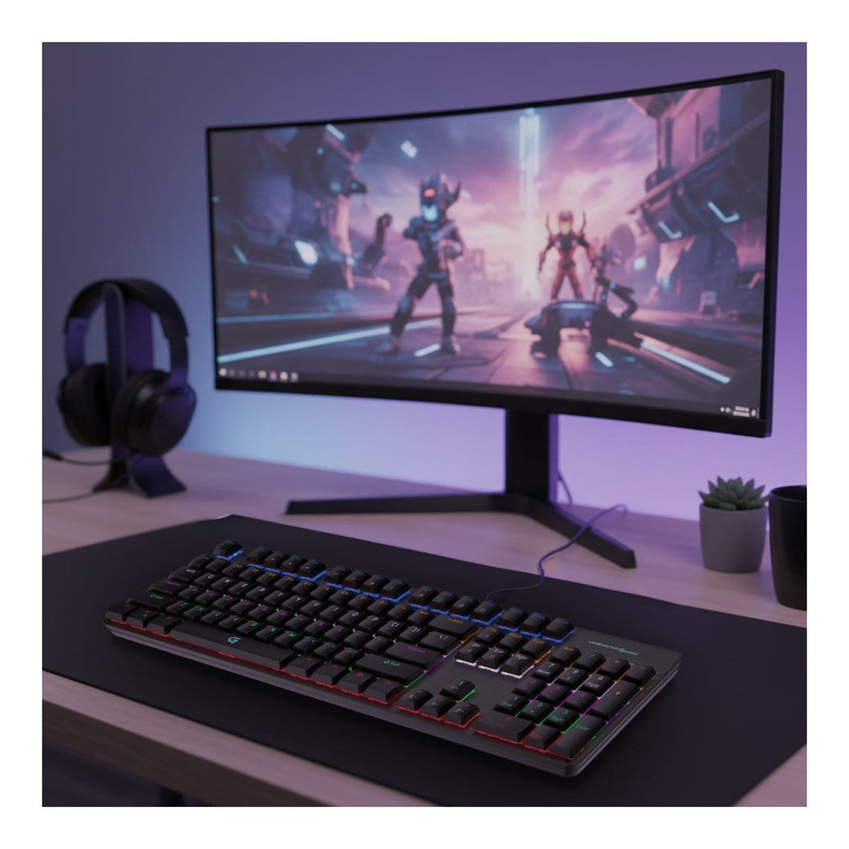Volkano Gaming Phantom X1 RGB Wired Keyboard VG-208-BK