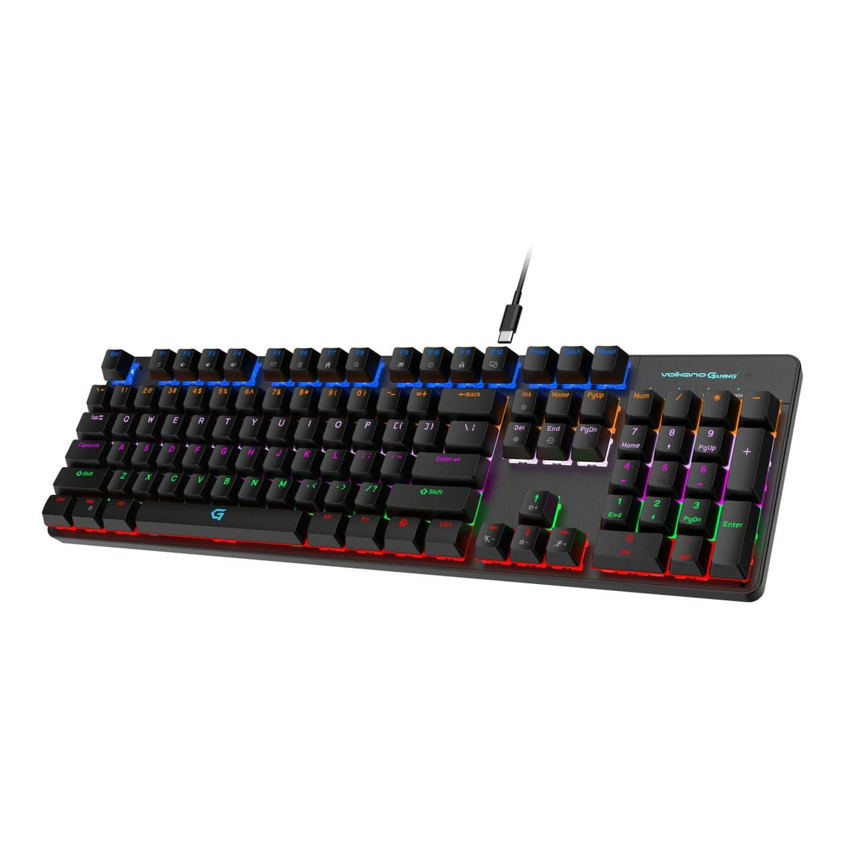 Volkano Gaming Phantom X1 RGB Wired Keyboard VG-208-BK