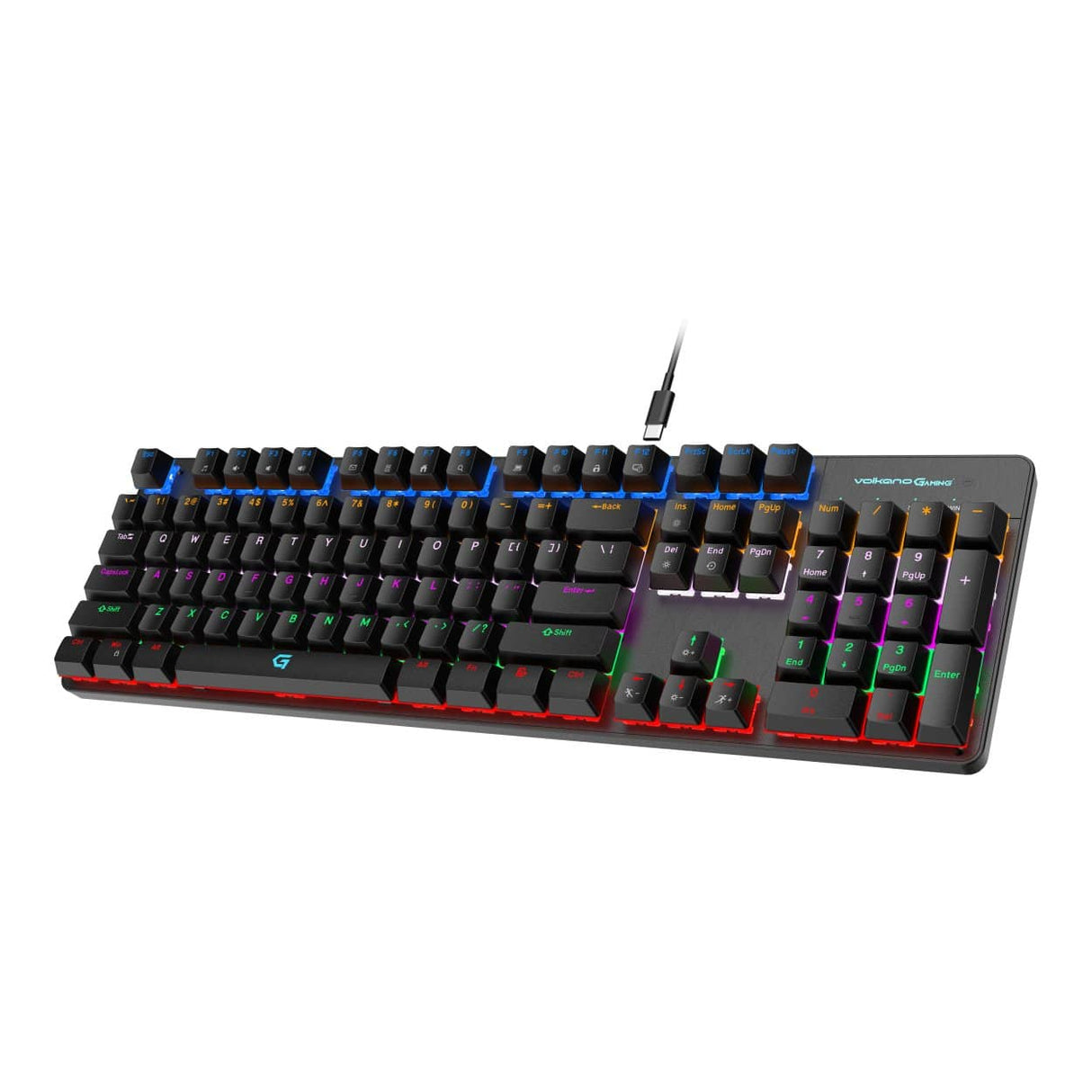 Volkano Gaming Phantom X1 RGB Wired Keyboard VG-208-BK