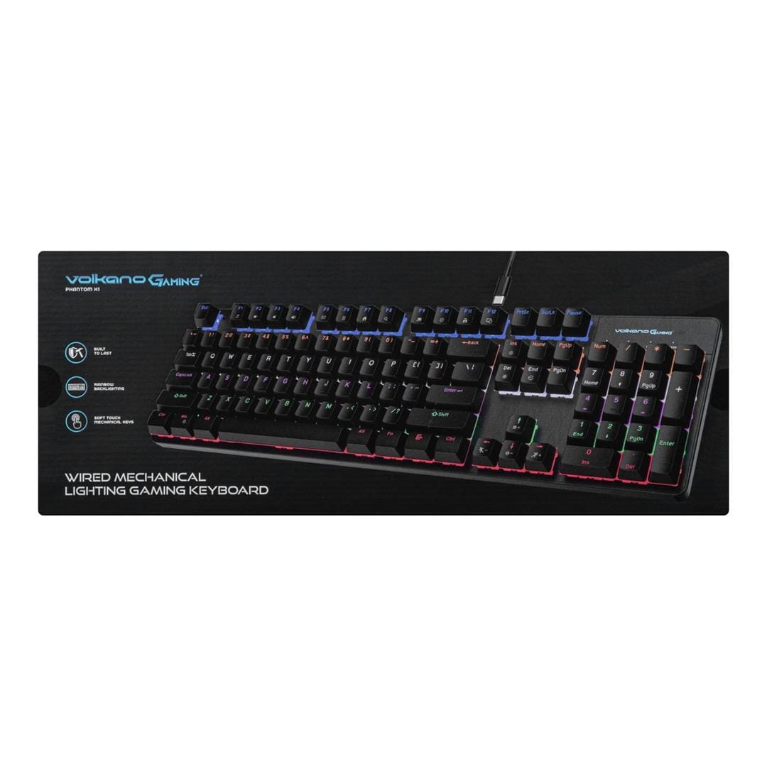 Volkano Gaming Phantom X1 RGB Wired Keyboard VG-208-BK