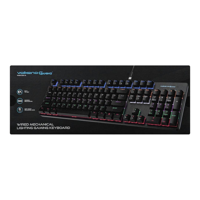 Volkano Gaming Phantom X1 RGB Wired Keyboard VG-208-BK