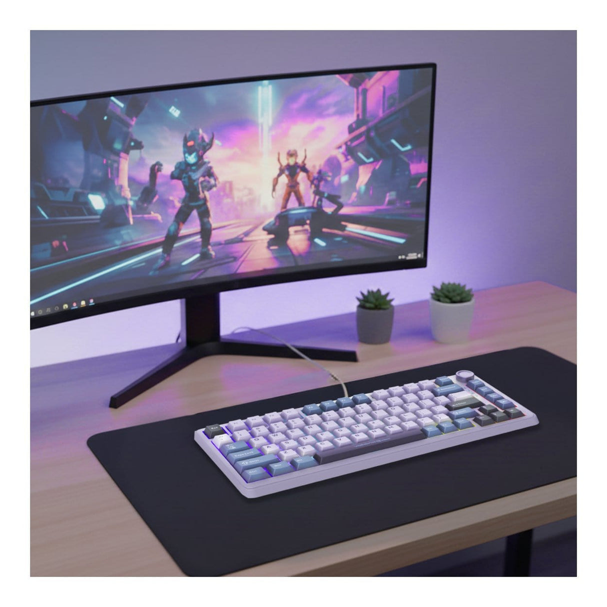 Volkano Phantom X2 TKL Tri-Mode Wireless Gaming Keyboard VG-209-BK