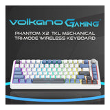 Volkano Phantom X2 TKL Tri-Mode Wireless Gaming Keyboard VG-209-BK