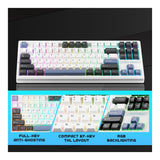 Volkano Obsidian X1 TKL Tri-mode Wireless Gaming Keyboard VG-210-BK