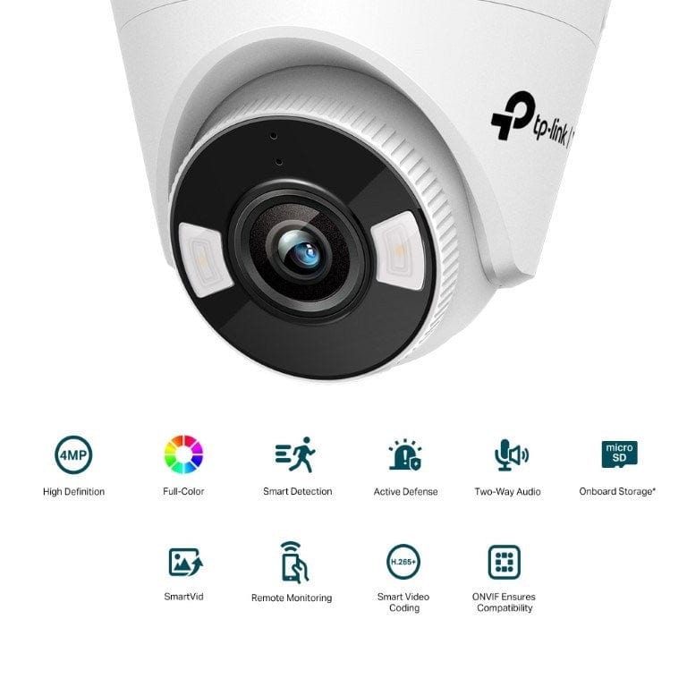 TP-Link VIGI C440 4MP 4mm Full-Colour Turret Network Camera