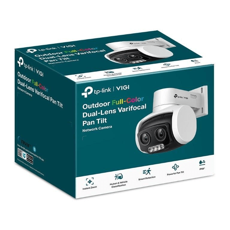 TP-Link Vigi C540V 4MP 4-12mm Varifocal Outdoor Full-Colour Dual