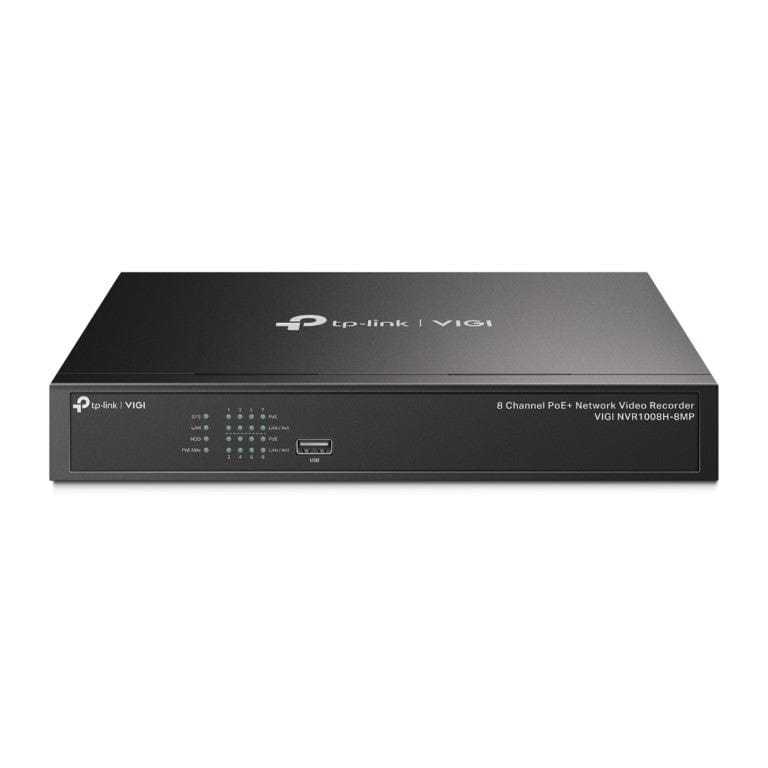 TP-Link VIGI NVR1008H-8MP 8-ch PoE+ Network Video Recorder