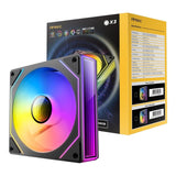 Antec Vision PWM 120mm ARGB Reverse Infinity Mirror Case Fan Black 3-pack