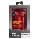 Volkano Motion Bluetooth Earphones Red Black VK-1005-RDBK