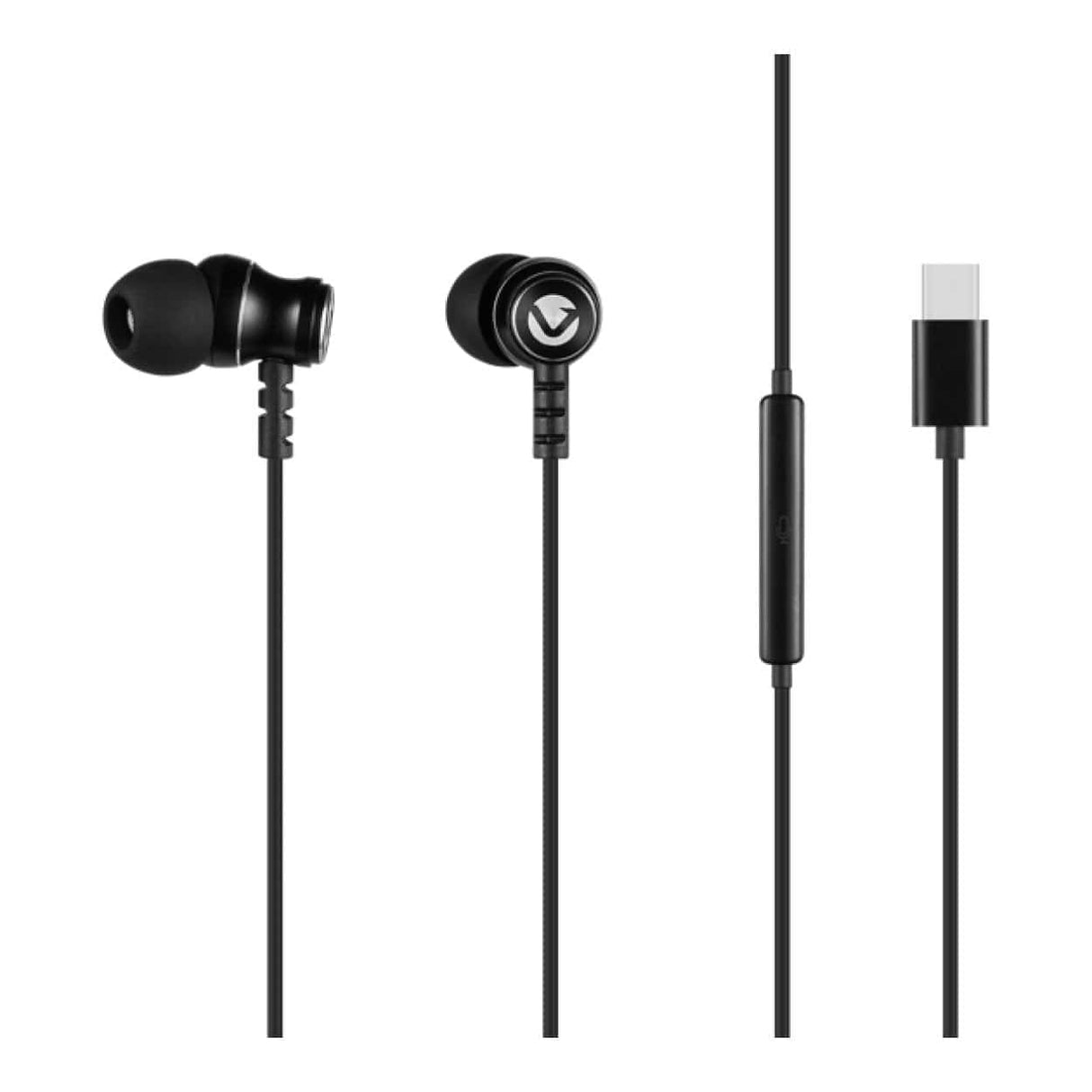 Volkano Prism 2.0 Series Wired Earphones Black VK-1019-BK(V1)