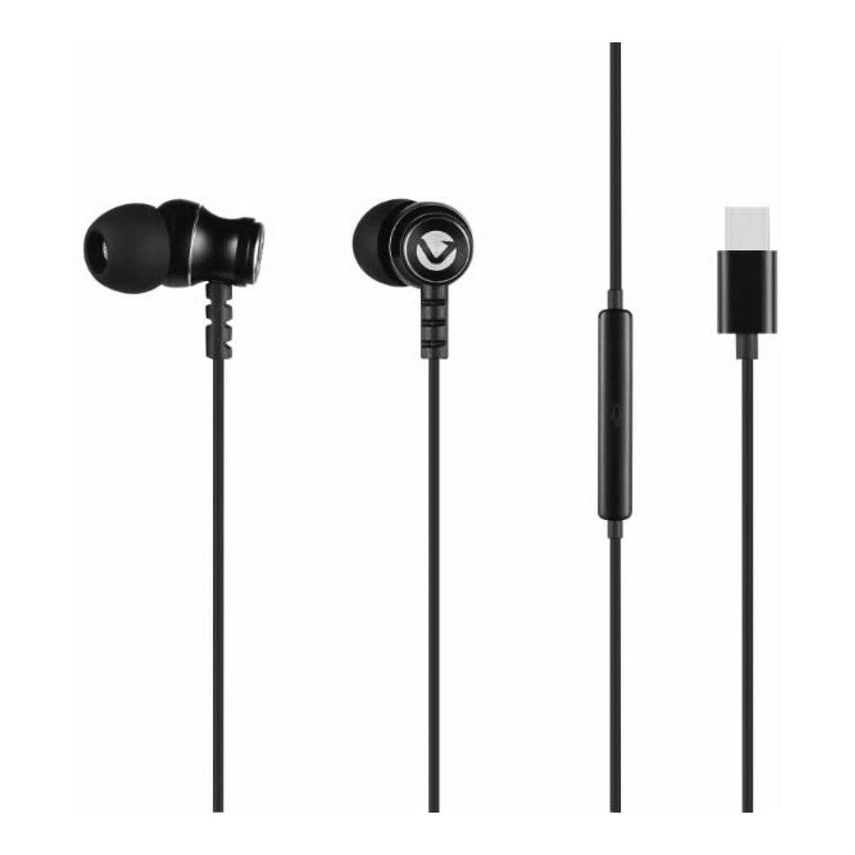 Volkano Prism 3 Series USB-C Earphones Black VK-1019-BK(V2)