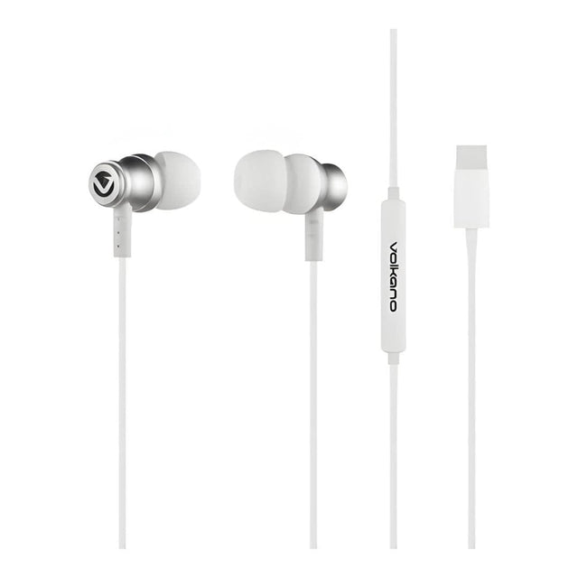 Volkano Prism 2.0 Series Type-C Earphone White VK-1019-WT(V1)