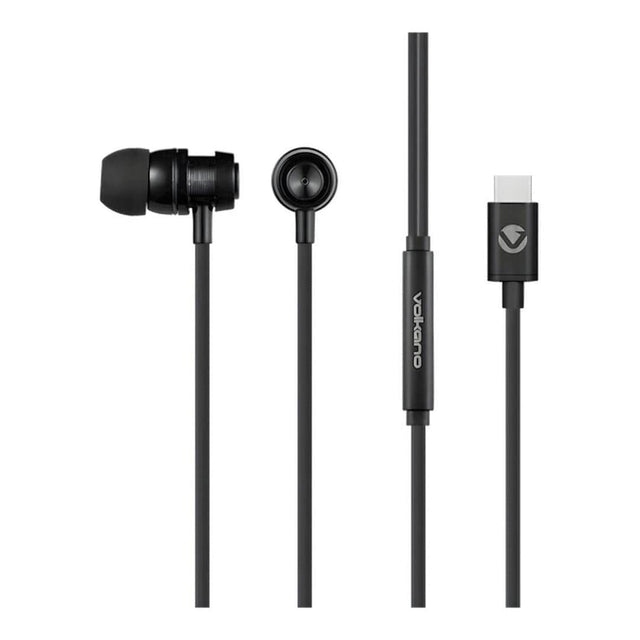 Volkano Alloy Type-C Earphone VK-1020-BK