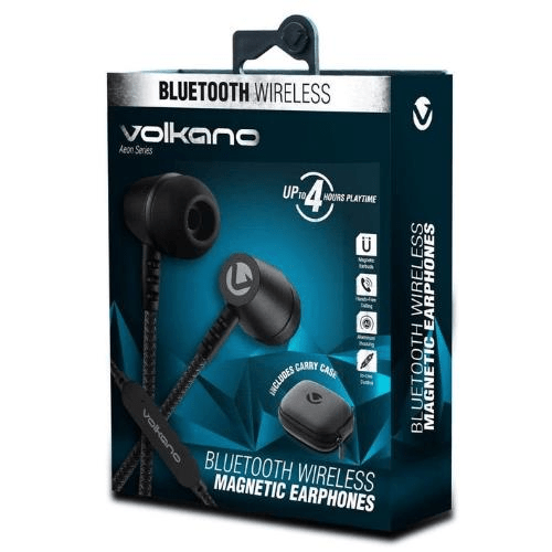 Volkano Aeon Series Wireless Bluetooth Earphones Black VK-1109-BK