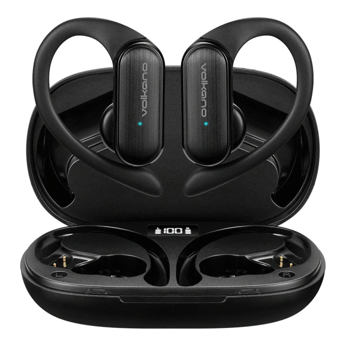 Volkano Stealth Series Sports TWS Earphones Black VK-1119-BK