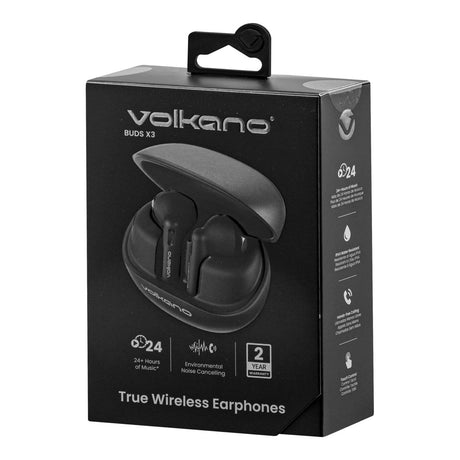 Volkano Buds X3 Wireless Earbuds Black VK-1138-BK