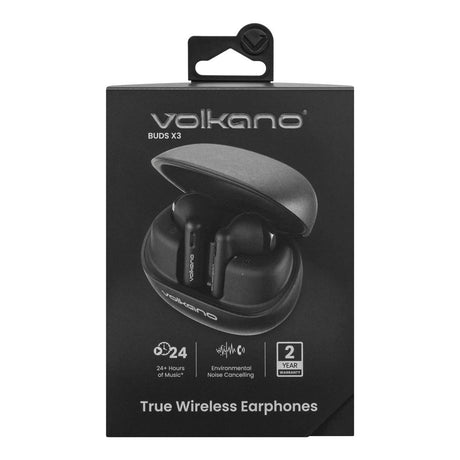 Volkano Buds X3 Wireless Earbuds Black VK-1138-BK