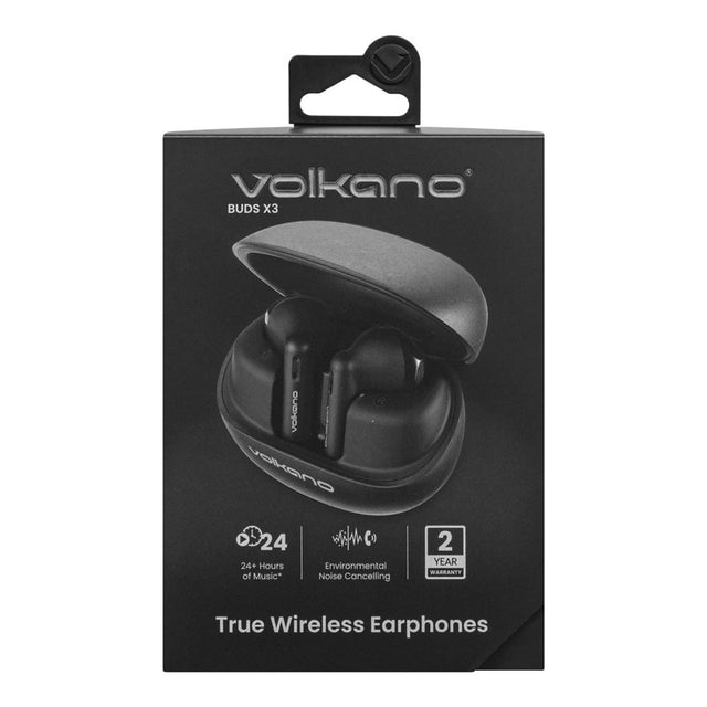 Volkano Buds X3 Wireless Earbuds Black VK-1138-BK