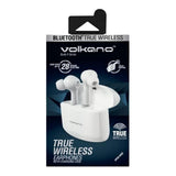 Volkano Buds X Series TWS Earphones with Charging Case White VK-1138-WT(V1)