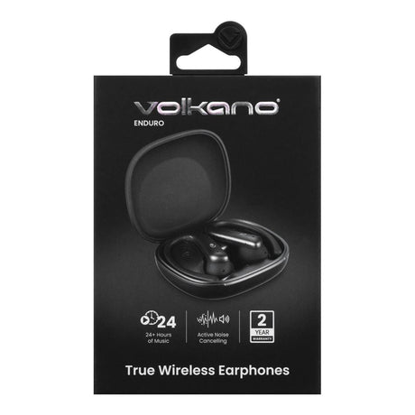 Volkano Enduro Series ANC Wireless Earbuds Black VK-1142-BK