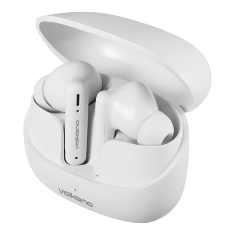 Volkano Jupiter Series TWS Earbuds with Charging Case White VK-1158-WT